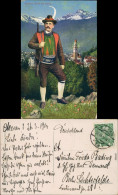 Ansichtskarte Meran Merano Jäger Vor Der Stadt - Typen 1913  - Other & Unclassified