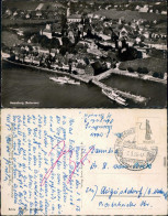 Ansichtskarte Meersburg Luftbild - Dampferanlegestelle 1956 - Meersburg