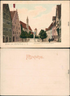 Rothenburg Ob Der Tauber Herrnstrasse Mit Franziskanerkirche 1914  - Rothenburg O. D. Tauber