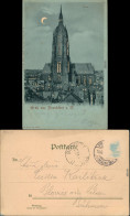 Ansichtskarte Frankfurt Am Main Dom, Stadt Bei Nachqt - Leuchtfenster 1903 - Frankfurt A. Main