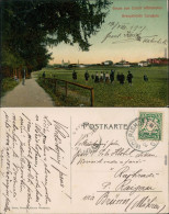 Ansichtskarte Bad Wörishofen Stadt, Grasgehende Kurgäste 1907  - Bad Woerishofen