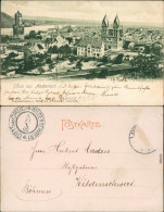 Ansichtskarte Andernach Stadt. Straße - Bahnstrecke 1902  - Autres & Non Classés