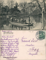 Ansichtskarte Kassel Cassel Ausflugskahn - Auepartie -Siebenberge 1908  - Kassel