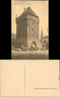 Ansichtskarte Esslingen Kutsche, Straße Und Schelztor 1918  - Esslingen