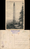 Ansichtskarte Neuofen Nová Pec Stifterdenkmal - Plöckenstein-See 1928  - Tchéquie