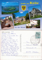 Ansichtskarte Kröv (Mosel) Mosel, Trinkbrunnen, Mühle, Fachwerkhaus 1995 - Autres & Non Classés