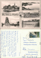 Röbel/Müritz Müritzsee, Jugendherberge, Seebadeanstalt, Mönchteich 1967 - Roebel