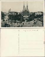 Ansichtskarte Wien Votivkirche Mit Freiheitsplatz Und Straßenbahn 1926 - Sonstige & Ohne Zuordnung