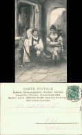 Ansichtskarte  Mann Und Frau Im Theaterspiel 1909  - Costumi