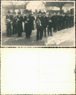  Männergruppe Mit Musikinstrumenten Winter Sudetenland 1934 Privatfoto  - Musik Und Musikanten