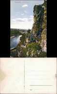 Ansichtskarte Rathen Basteifelsen 1928 - Rathen