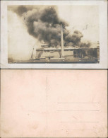Ansichtskarte  Brand Einer Fabrik - Privatfoto Ak 1922  - Unclassified