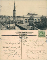 Postcard Stockholm Straße, Hafen - Straßenbahn 1911  - Schweden