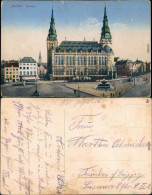 Ansichtskarte Aachen Rathaus 1914 - Aken