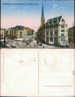Ansichtskarte Altstadt-Hamburg Mönckebergstraße Vom Rathausmarkt 1915 - Otros & Sin Clasificación