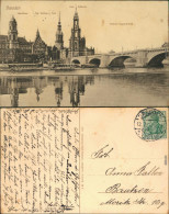 Ansichtskarte Dresden Dresden Altstädter Elbufer 1910 - Dresden
