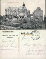 Ansichtskarte Marburg An Der Lahn Schloßpartie 1914  - Marburg