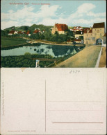 Ansichtskarte Grafenwöhr Straße - Partie Am Stadtweiher 1913  - Grafenwoehr