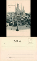 Ansichtskarte Wernigerode Platz Und Schloß 1903  - Autres & Non Classés