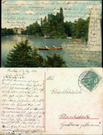 Ansichtskarte Karlsruhe Ruderboote Im Stadtgarten 1911  - Karlsruhe