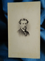 Photo CDV Penabert  Paris  Portrait Jeune Homme  Barbichette  Sec. Emp. CA 1865 - L454 - Old (before 1900)