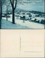 Ansichtskarte Bärenfels (Erzgebirge)-Altenberg (Erzgebirge) Winterpartie 1917 - Altenberg