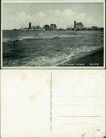 Ansichtskarte Cuxhaven Blick Auf Die Stadt - Sturmflut 1932 - Cuxhaven