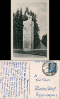 Ansichtskarte Frauenwald Rennsteig Monument, Hirsch-Denkmal 1953   Stempel - Autres & Non Classés