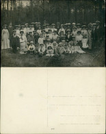 Foto  Seemänner Mit Familien Gruppenbild Im Wald 1914 Privatfoto - Autres & Non Classés