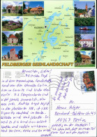 Feldberg-Feldberger Seenlandschaft Umgebungskarte, Landkarte Mit Seen Und Orten - Autres & Non Classés