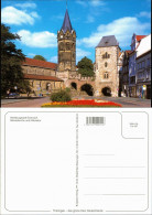Ansichtskarte Eisenach Blumenbeet Am Nikolaitor, Kirche, AK Ungelaufen 2000 - Eisenach
