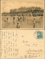Ansichtskarte Borkum Strandhotels, Spielende Kinder, Strandleben 1910/1909 - Borkum