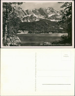 Garmisch-Partenkirchen Eibsee Mit Alpen Hotel Und Zugspitze, See, Lake 1950 - Garmisch-Partenkirchen