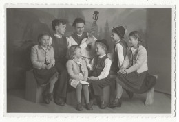 1159 - Die Engelkinder Aus Reutte / Tirol Mit Vater " Photo" - Muziek En Musicus