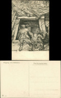Ansichtskarte  WK1 Künstlerkarte Militär Eingang Zum Dachsbau 1916 - Guerre 1914-18