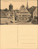 Ansichtskarte Freiberg (Sachsen) Donatgasse Donatsturm 1915 - Freiberg (Sachsen)