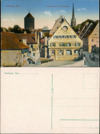 Ansichtskarte Freiberg (Sachsen) Donatsturm, Donatsgasse (color) 1914 - Freiberg (Sachsen)