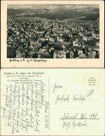 Postcard Gablonz (Neiße) Jablonec Nad Nisou Stadtblick 1934 - Tchéquie