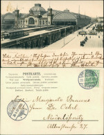 Ansichtskarte Seevorstadt-Dresden Partie Am Hauptbahnhof - Straßenbahn 1905 - Dresden