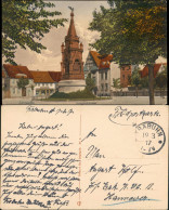 Ansichtskarte Salzwedel Markt, Keiegerdenkmal 1916 - Other & Unclassified