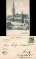 Ansichtskarte Hamburg Rathaus - Vorplatz - Restaurant 1903 - Autres & Non Classés