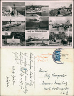 Ansichtskarte Wilhelmshaven Molenkopf, Südstrand, Hafen, Kurpark Uvm. 1942 - Wilhelmshaven