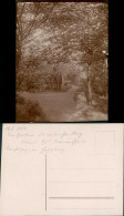 Ansichtskarte  Gartenanlage - Weg Tisch 1909 - Zu Identifizieren