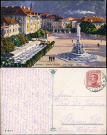 Bozen Bolzano Walterplatz Piazza Walter Südtirol Bei Mondschein 1925 - Other & Unclassified