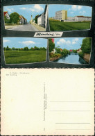 Manching 4 Echtfoto-Ansichten Ua. Strassen, Sportplatz (Mehrbild-AK) 1965 - Autres & Non Classés