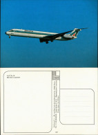 Ansichtskarte  Flugzeug MD-82 (I-DAWP) ALITALIA 1985 - 1946-....: Era Moderna