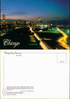 Chicago "The Windy City" Wolkenkratzer Panorama Im Abendlicht 1990 - Other & Unclassified