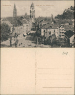 Ansichtskarte Freiburg Im Breisgau Schwabentor - Straßenpartie 1914 - Freiburg I. Br.