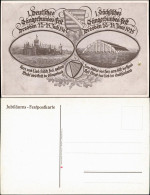 Ansichtskarte Dresden 2 Bild Sängerhalle 1925 Und 1865 1925 - Dresden