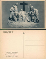 Brüssel Bruxelles Exposition Palais  Catholique Monument Missionnaire 1935 - Andere & Zonder Classificatie